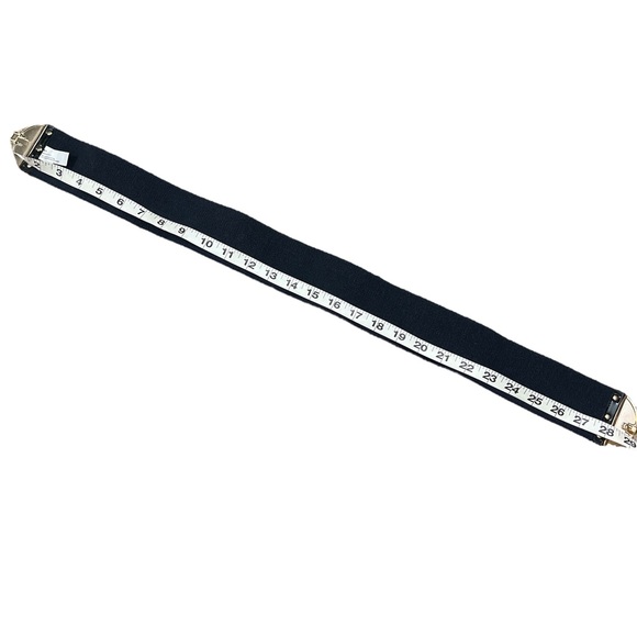 Navy elastic belt - Picture 2 of 3